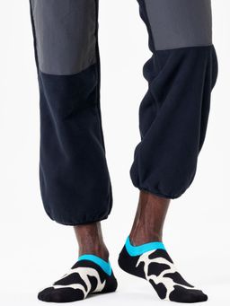 Happy Socks - Unisex Black Cow No Show Socks