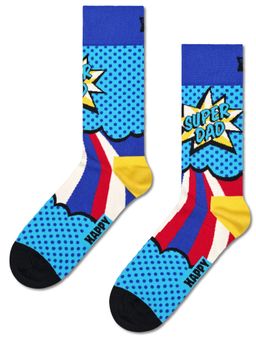 Happy Socks - Unisex Red Super Dad Socks
