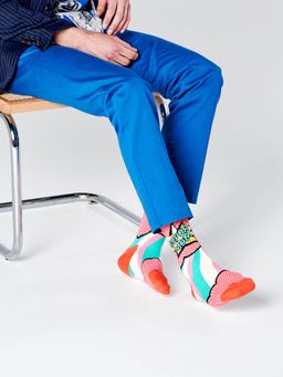 Happy Socks - Unisex Multi-Color Super Mom Socks