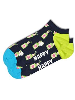 Happy Socks - Unisex Black Beer Low Socks