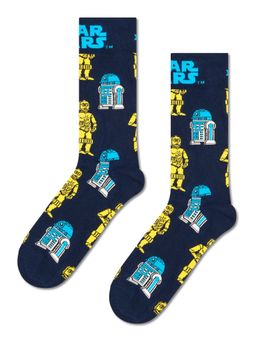 Happy Socks - Unisex Navy Blue STAR WARS R2-D2 & C-3PO Socks