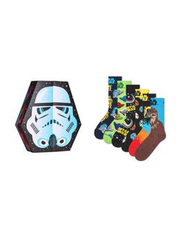 Happy Socks - Unisex Multi-Color STAR WARS Socks (Pack of 6)