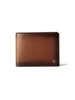 Lapis Bard - Brown Ducorium Bi-Fold Wallet With Coin Pocket