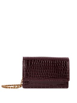 MIRAGGIO - Camilla Card Holder for Women with Sling/Crossbody Chain - Pink