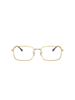 Ray-Ban - Unisex Gold Rectangle Eyeglass Frames - 0RX6520250055