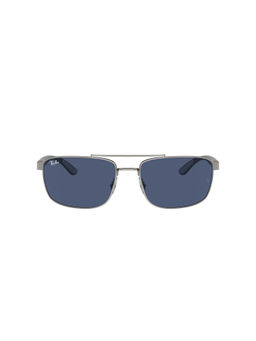 Ray-Ban - Unisex UV Protected Blue Lens Rectangle Sunglasses - 0RB3737004/8060