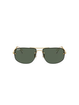 Ray-Ban - Unisex UV Protected Green Lens Square Sunglasses - 0RB3742I001/7159