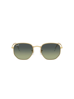 Ray-Ban - Unisex UV Protected Green Lens Irregular Sunglasses - 0RB3548001/BH51