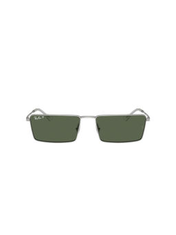 Ray-Ban - Unisex UV Protected Green Lens Rectangle Sunglasses - 0RB3741003/9A59