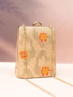 ARTKLIM - Art Klim Golden Sunrise Clutch Bag with Detachable Strap