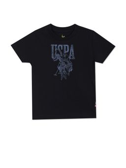 U.S. POLO ASSN. - Heat Transfer Print Cotton T-Shirt