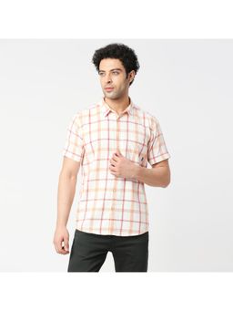 Pepe Jeans - Clara Sr Ss Yarn Dyed Twill Checks Off White Shirt