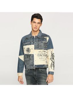 Pepe Jeans - Regular Fit Front Pocket Trucker Blue Jacket