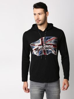 Pepe Jeans - Bond Hooded Black T-Shirt