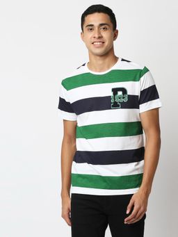 Pepe Jeans - Troop Striper White T-Shirt