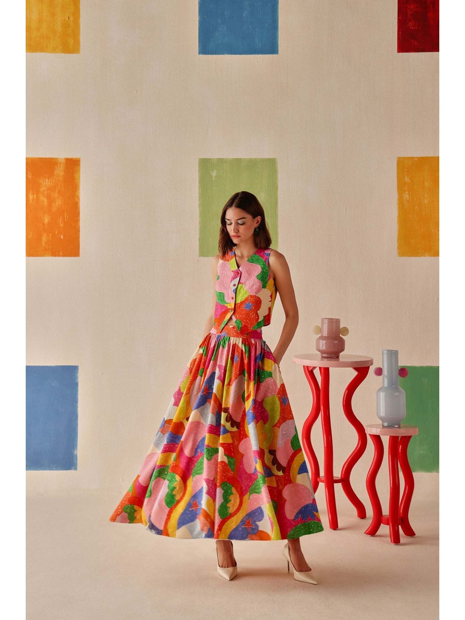Chroma Multi-Color Skirt-picture-31