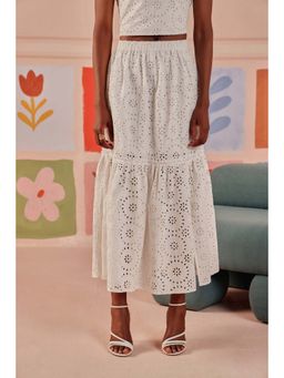 Sage By Mala - Vivea White Skirt