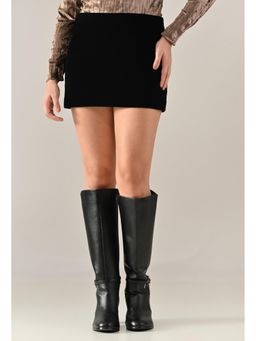 ANNY - Black Velvet Muse Skirt