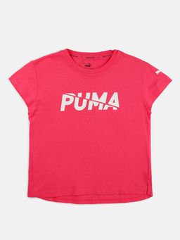 Puma - Girls Modern Sports Logo Tee
