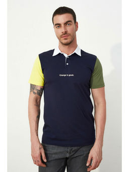 Trendyol - Man Blue Polo T-Shirt
