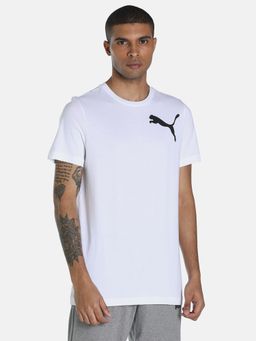 Puma - Ms Logo Mens White T-shirt