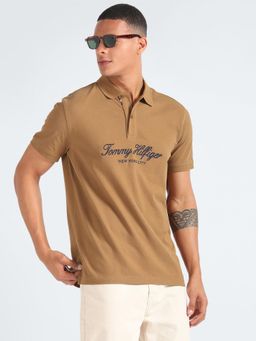 Tommy Hilfiger - Menswear Brown Polo T-Shirt