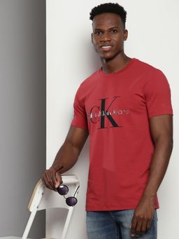 Calvin Klein - Men Red Colour T-Shirt