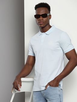 Calvin Klein - Men Blue Polo T-Shirt
