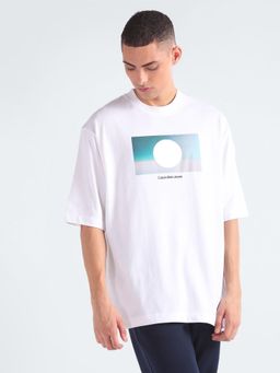 Calvin Klein - Men White Colour T-Shirt