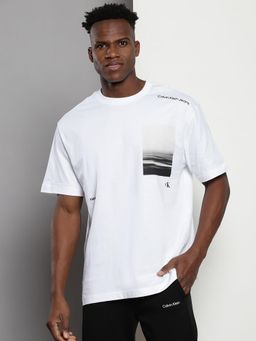 Calvin Klein - Men White Colour T-Shirt