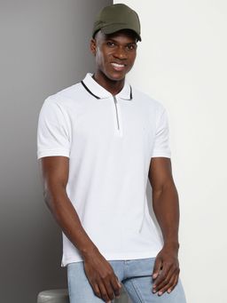 Calvin Klein - Men White Polo T-Shirt