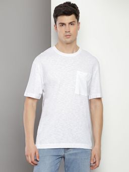 Calvin Klein - Men White Colour T-Shirt