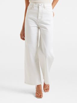 Forever New - Gia High Rise Wide Leg Jean White