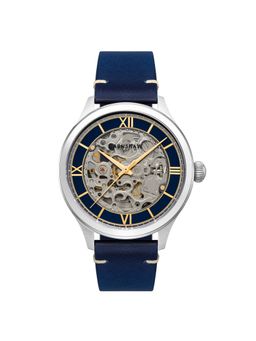 Earnshaw - Baron Mechanical Automatic Blue Round Dial Mens Watch - ES-8230-02
