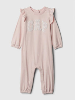GAP - Girls Applique Crew Neck Full Sleeves Romper
