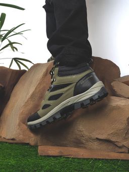Bacca Bucci - ENDURO High-Top Outdoor Olive Trekking Boots