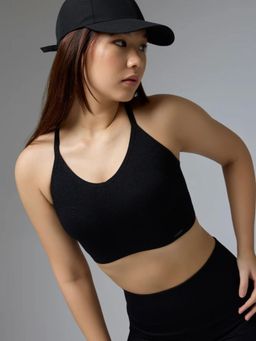 FEIER - FlexRib Black V Longline Bra