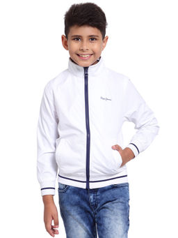 Pepe Jeans - Boys White Bomber