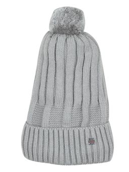 Monte Carlo - Women Wool Grey Solid Beanie Cap