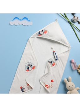 Cugo - Bamboo Cotton Hooded Towel - Arctic Dreams