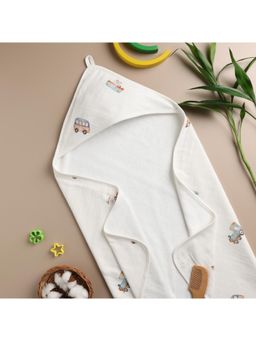 Cugo - Bamboo Cotton Hooded Towel - Little Voyagers