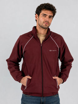 THE HOLISTIK - Maroon Disguise Windbreaker 2.0 Jacket Backpack