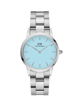 Daniel Wellington - Iconic Link Capri 28mm Blue Dial Silver Watch for Women