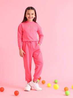 U.S. POLO ASSN. - Girls Casual Pink Co-Ord Set