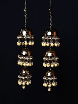 AG'S - Shweta Pearl Work Gold Plated Kalire