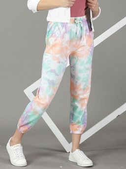 SHOWOFFFF - Women's Tie And Dye Multi Regular Fit Jogger