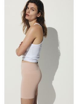 H&M - Women Beige 2-Pack Seamless Medium Shapewear
