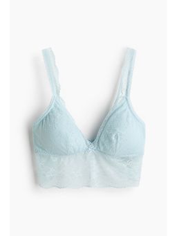 H&M - Women Turquoise Padded Lace Bralette