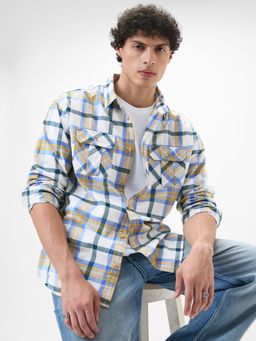 The Souled Store - Originals Plaid Sailor Men Utility Shirt