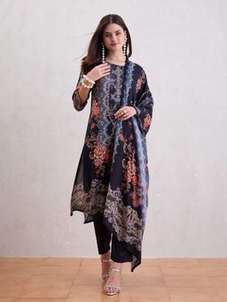 CHETI - Women Straight Kurta and Pant with Dupatta